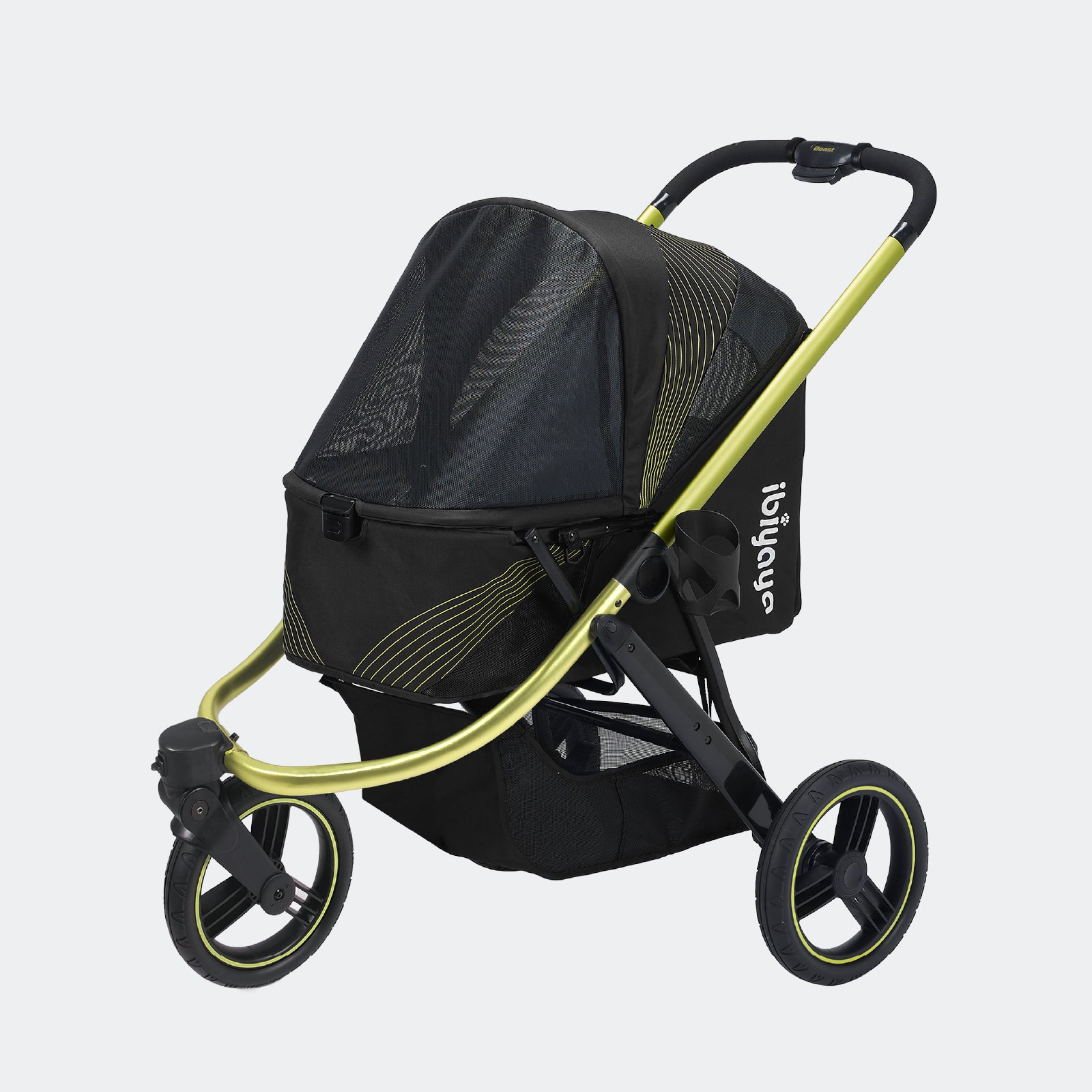 all terrain jogging stroller The Beast Pet Jogging Stroller Jet Black