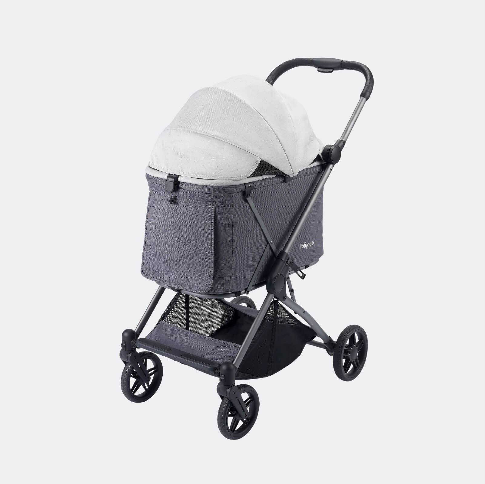 ibiyaya double decker pet stroller Maxi Deep Carriage Pet Stroller Ibiyaya Color: Twin Gray