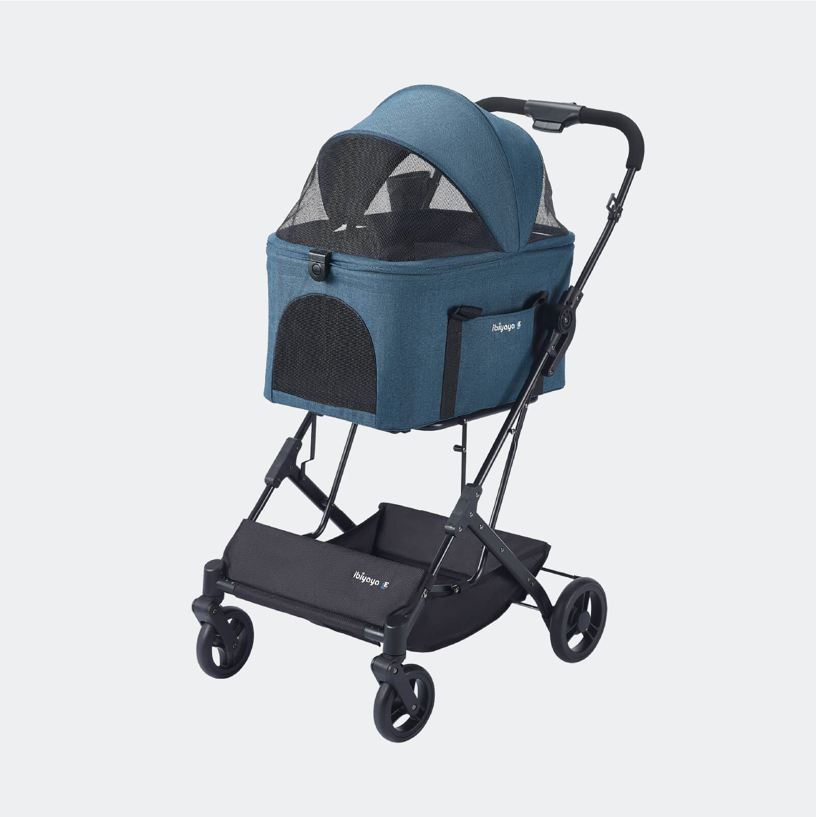 ibiyayaĀ® Essential ā Travois Tri-fold Pet Travel System XL, Pet Stroller with Detachable Carrier
