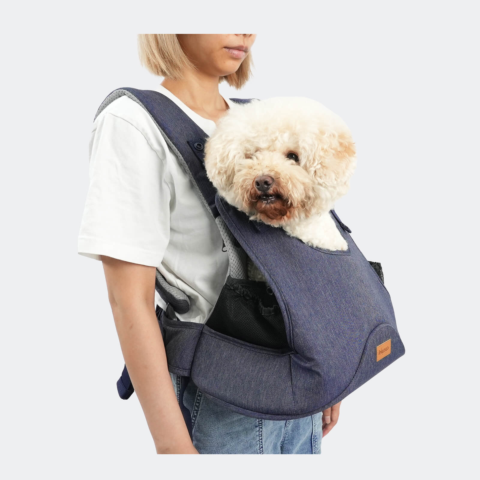Hug Pack Dog Sling Carrier Pet Front Chest Wrap Carrier