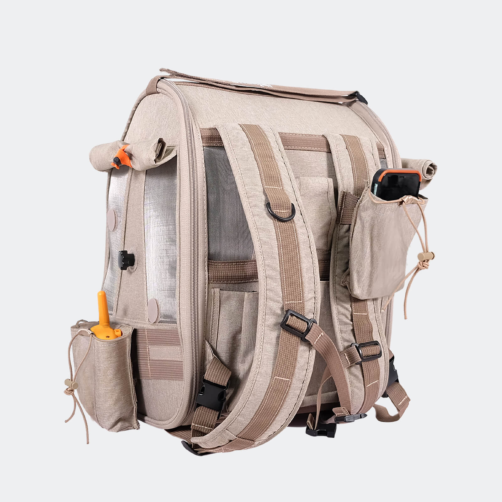 ibiyaya x BirdTricks TrackPack for Birds, Patented Small Bird Carrier Backpack with Perch