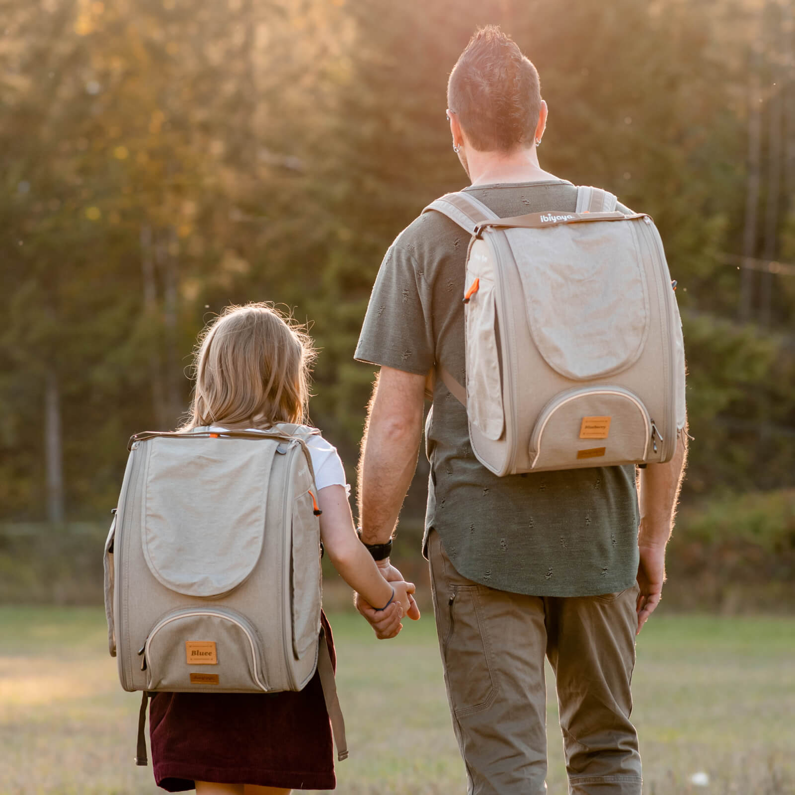 ibiyaya x BirdTricks TrackPack for Birds, Patented Small Bird Carrier Backpack with Perch