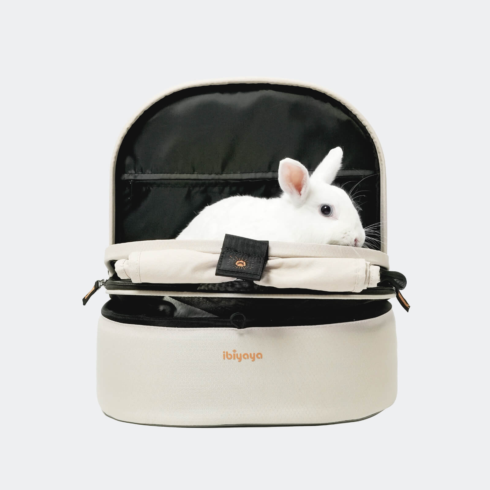 Panorama Zipper-free Small Pet Travel Carrier, Cat-Dog Chest Carrier, with Optional Wheels