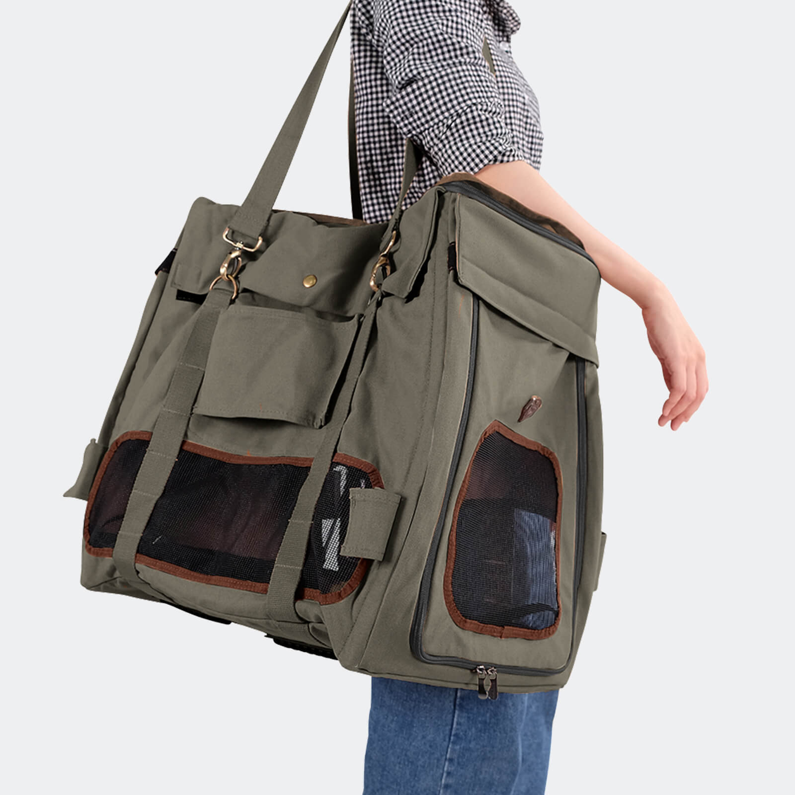 (Open-box item) Gentle Giant Pet Wagon Stroller with Detachable Carrier