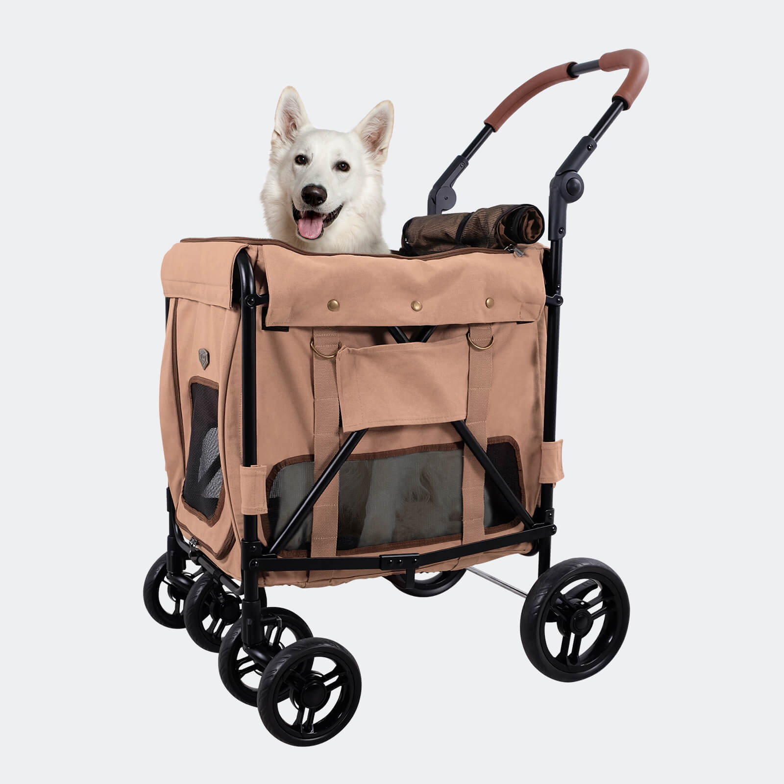 (Open-box item) Gentle Giant Pet Wagon Stroller with Detachable Carrier