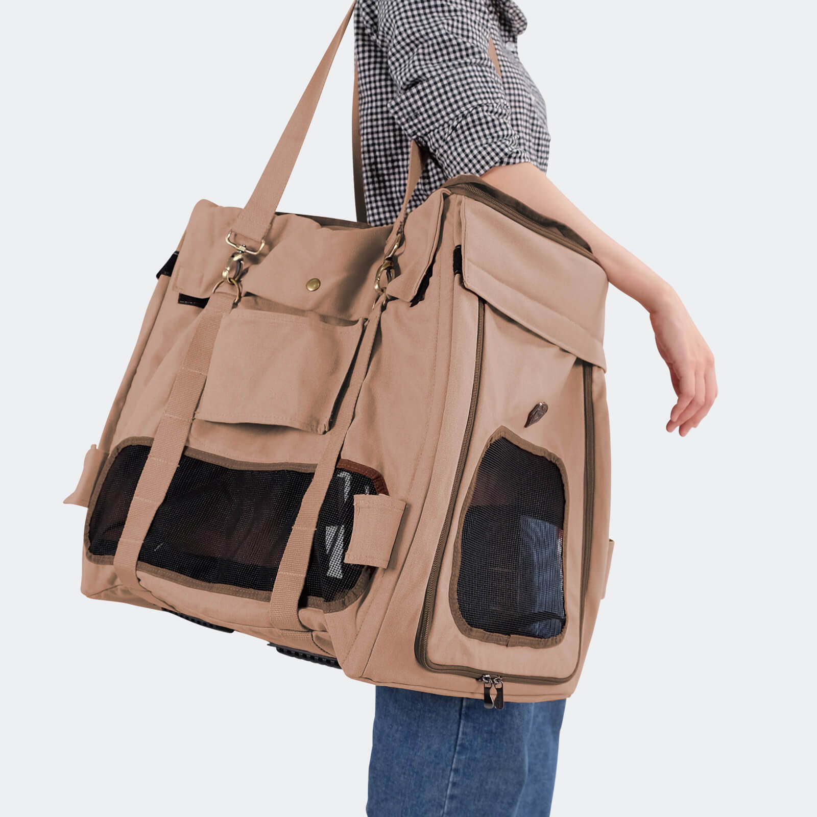 (Open-box item) Gentle Giant Pet Wagon Stroller with Detachable Carrier