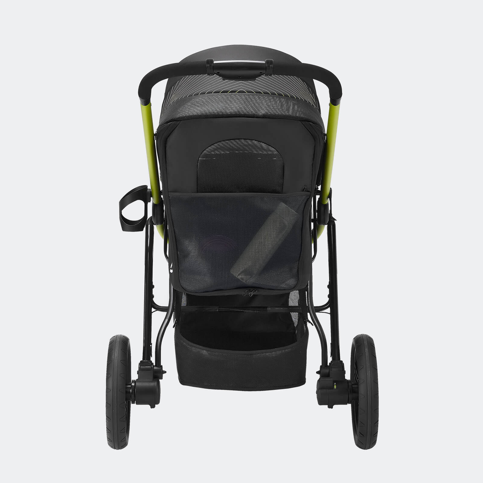 The Beast Pet Jogging Stroller, 3-Wheel All-Terrain Dog-Cat Pram