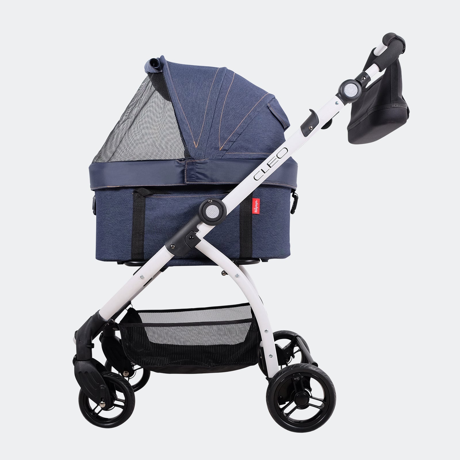 (Open-box item) New CLEO Travel System Pet Stroller Best Medium-Sized Dog, Cat, & Rabbit Stroller