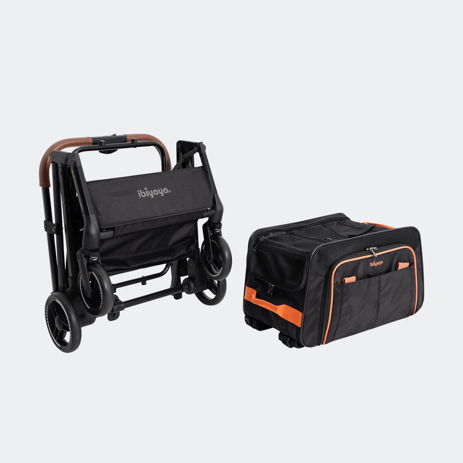 (Open-box item) JetPaw: 3-in-One Pet Stroller with Detachable Airline-Approved Carrier