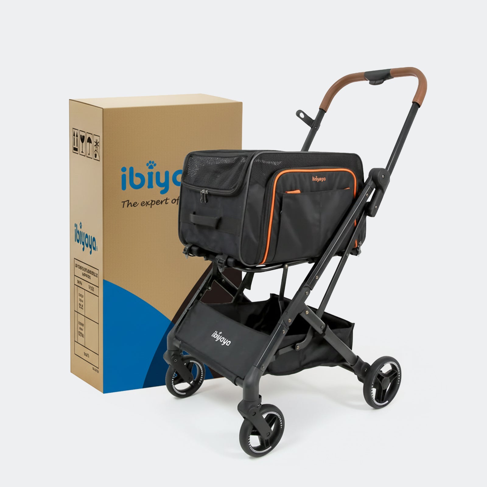 (Open-box item) JetPaw: 3-in-One Pet Stroller with Detachable Airline-Approved Carrier