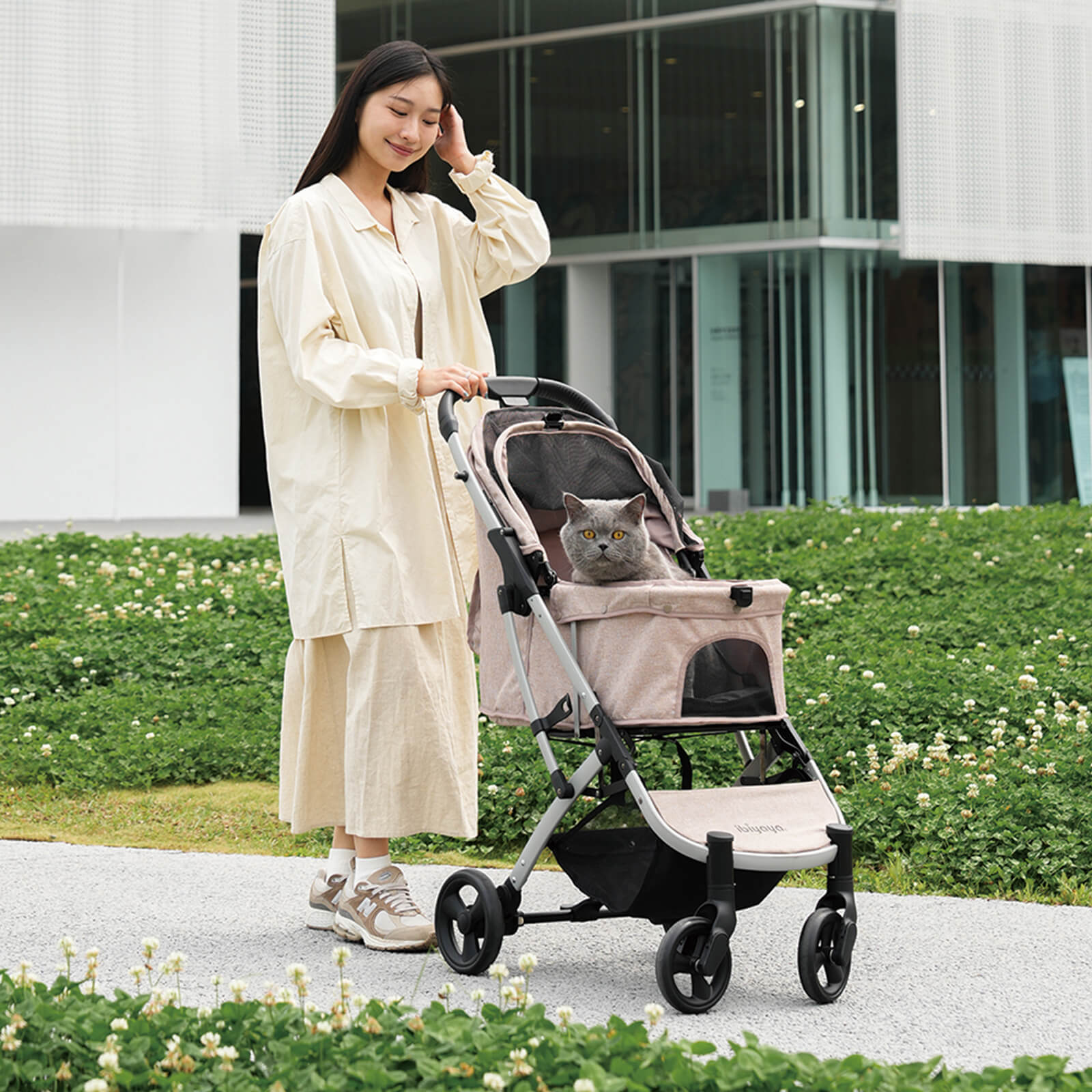 Evolution Speedy Fold Pet Buggy, Best Foldable Cat, Rabbit and Dog Stroller