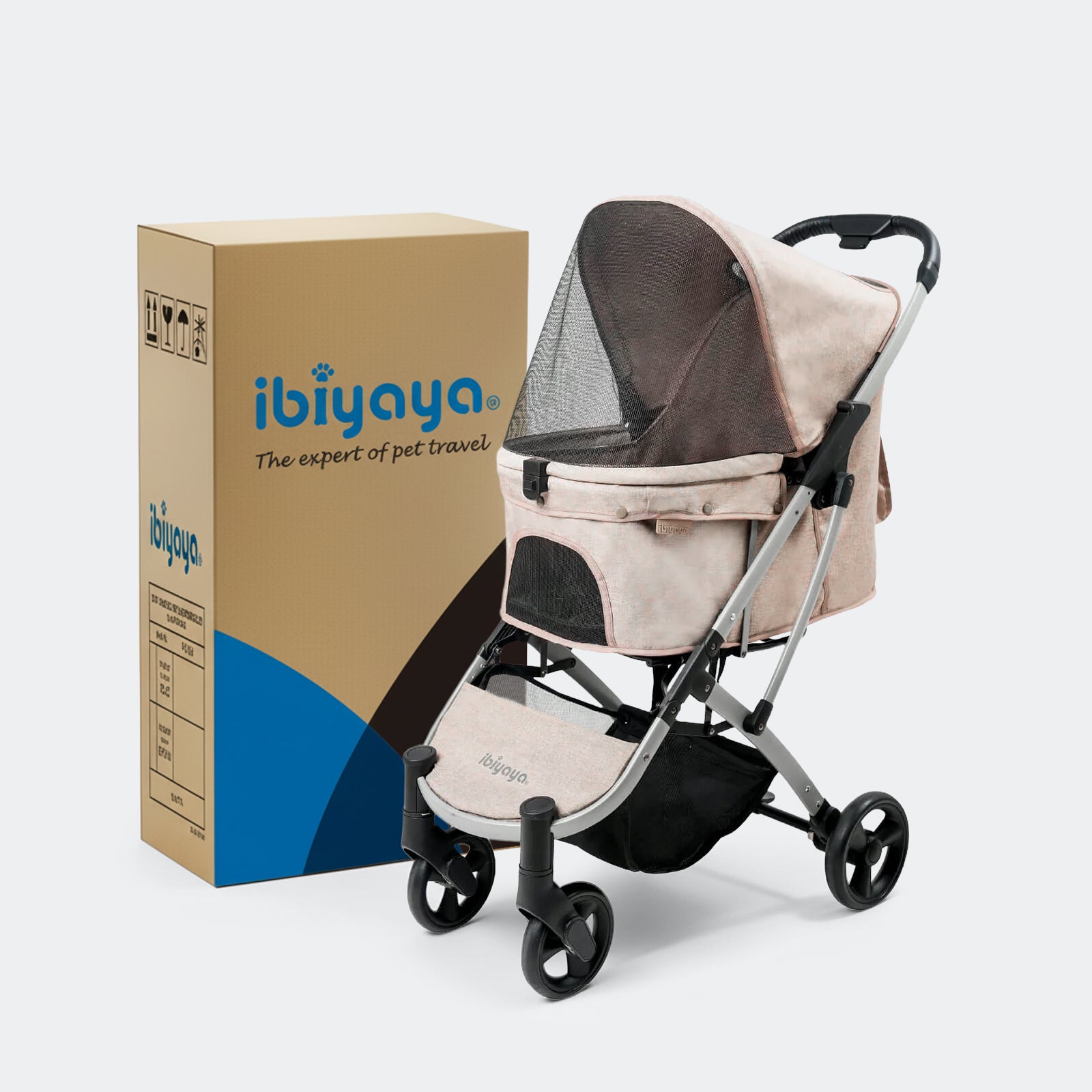 (Open-box item) Evolution Speedy Fold Pet Buggy, Best Foldable Cat, Rabbit and Dog Stroller