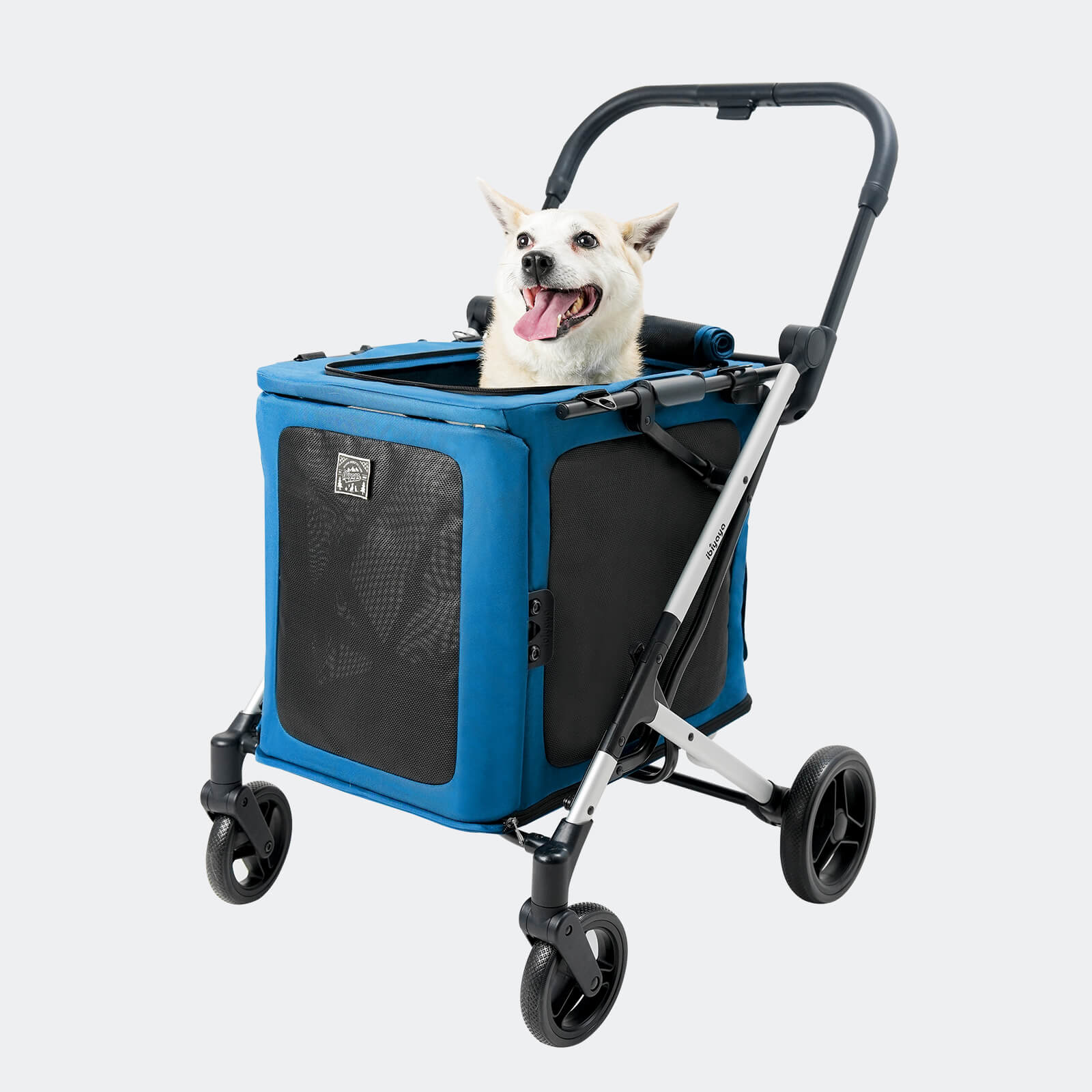 BigBuddy Pet Stroller and Soft Crate Combo, 2-in-1 Pet Wagon