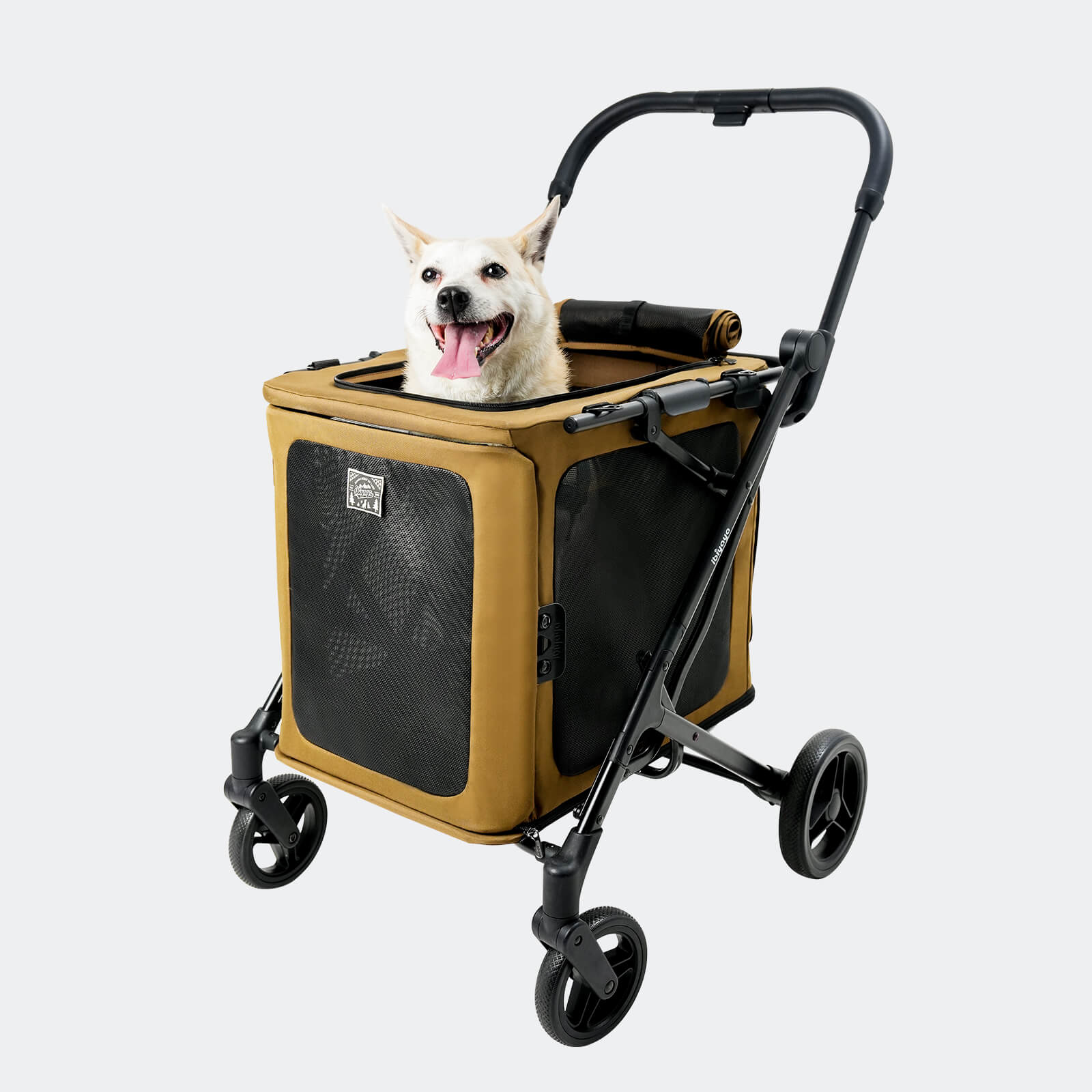 BigBuddy Pet Stroller and Soft Crate Combo, 2-in-1 Pet Wagon
