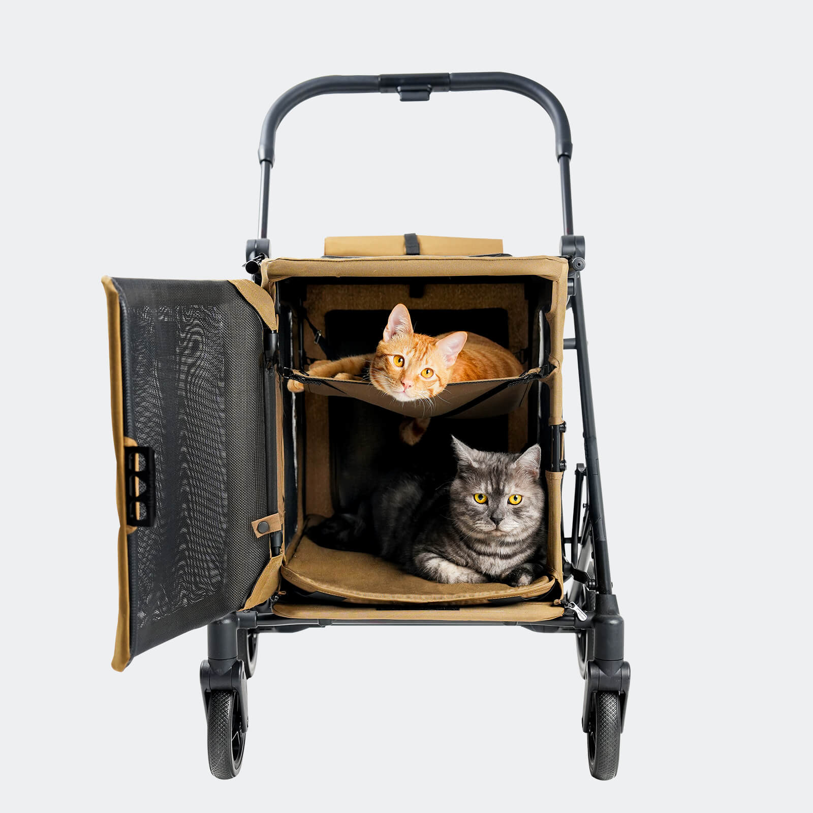 BigBuddy Pet Stroller and Soft Crate Combo, 2-in-1 Pet Wagon