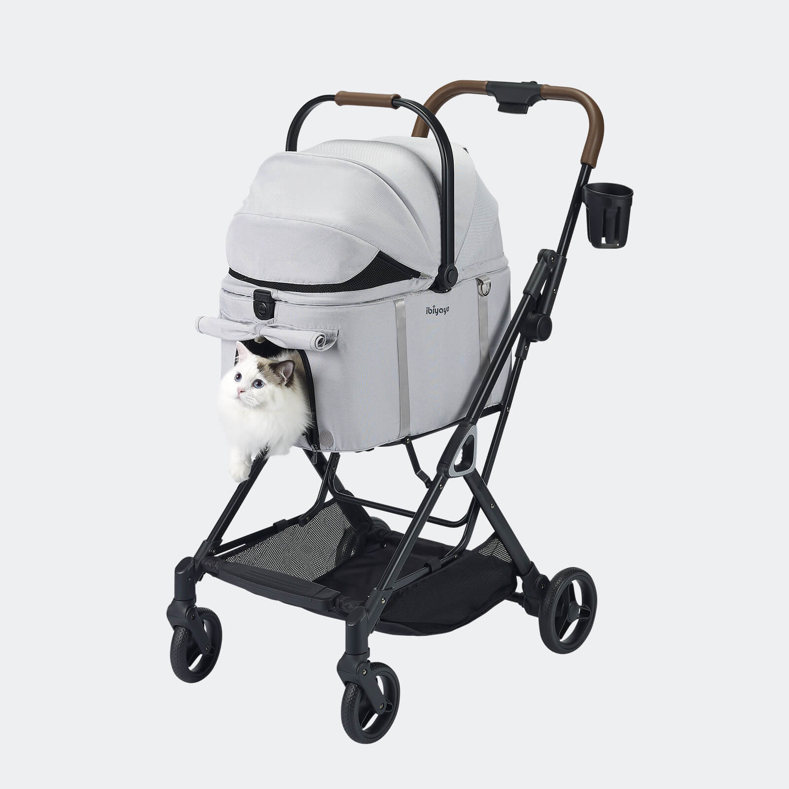 Tinker Small Detachable Pet Stroller – Compact Buggy for Cats & Small Dogs