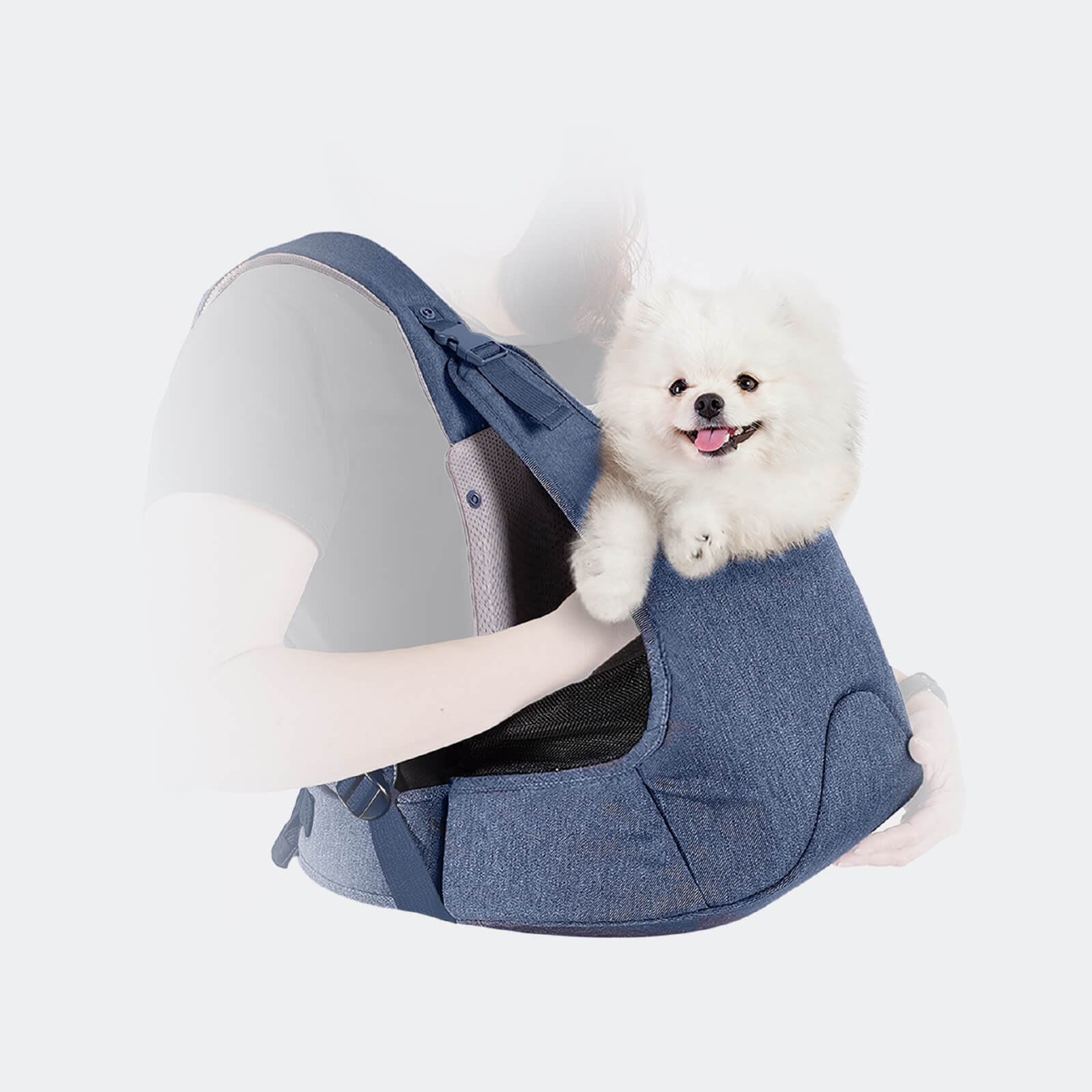 Hug Pack Dog Sling Carrier Pet Front Chest Wrap Carrier