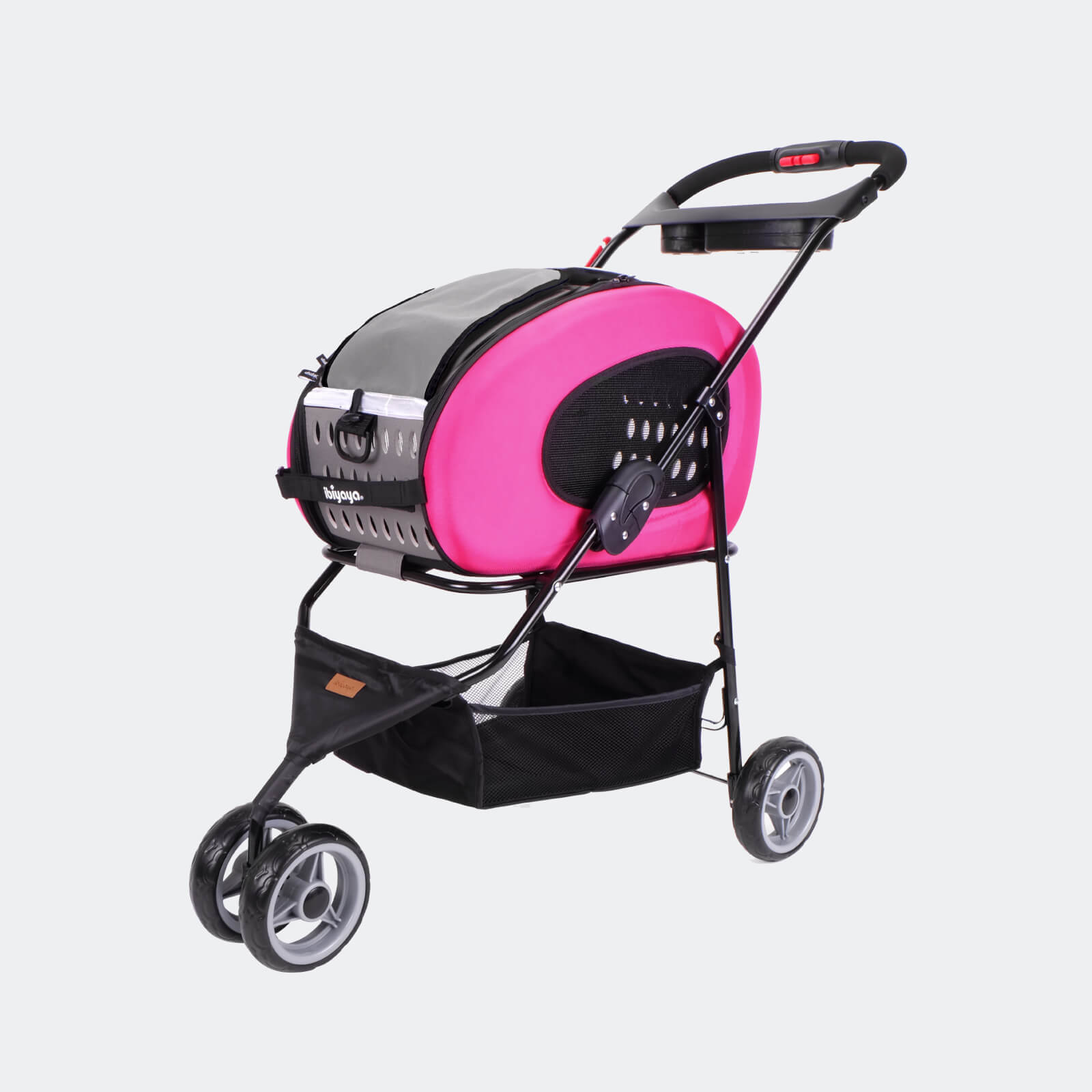 バックパック付き　5-in-1EVAペットキャリア ibiyaya 5 in 1 Pet Carrier Stroller Backpack Classic Multi