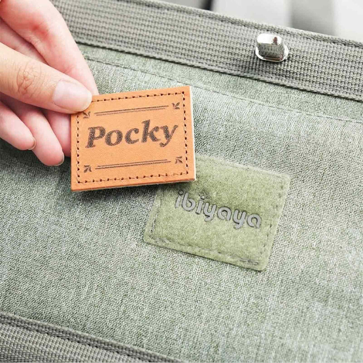 Custom Leather Name Tag for Pet Backpacks