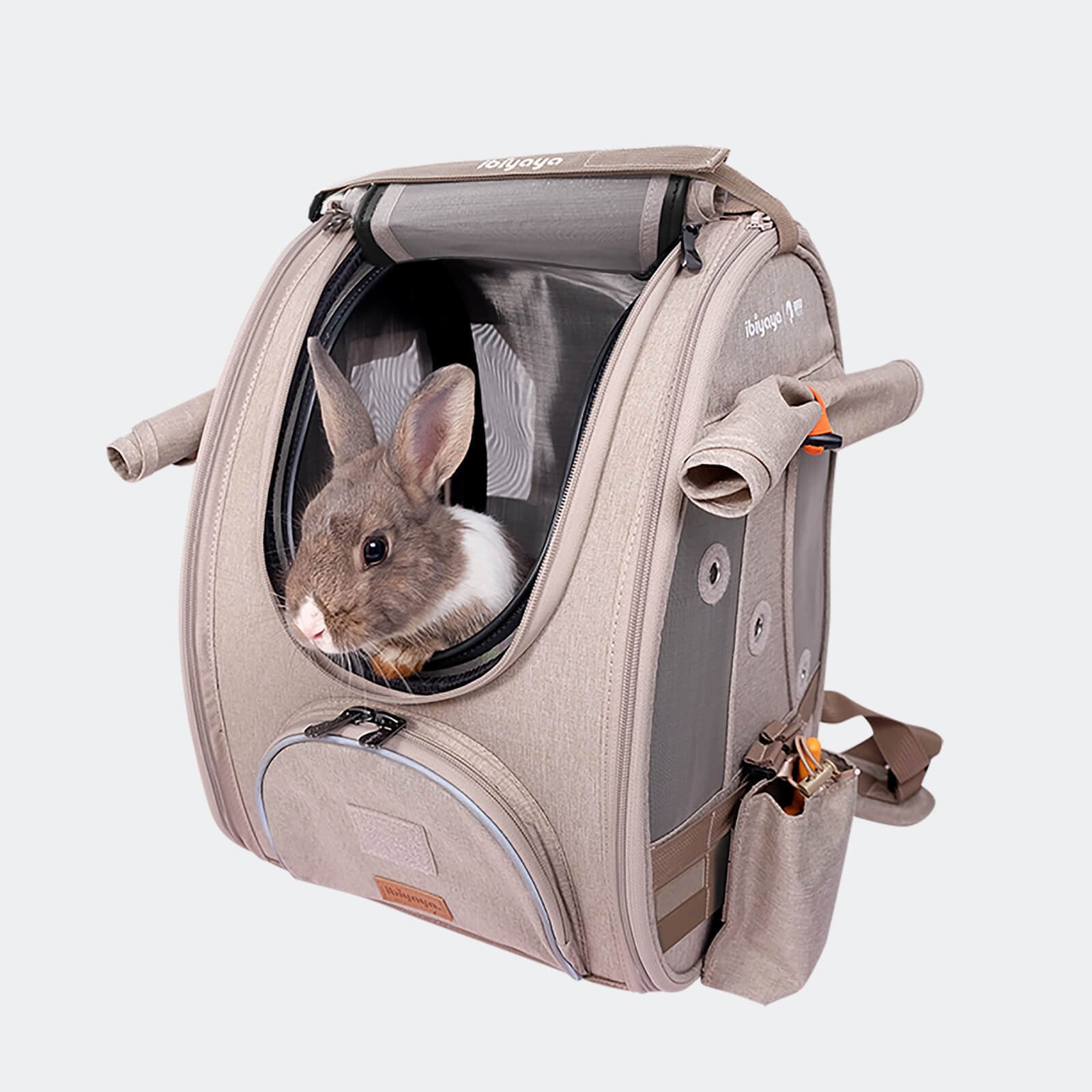 ibiyaya x BirdTricks TrackPack for Birds, Patented Small Bird Carrier Backpack with Perch