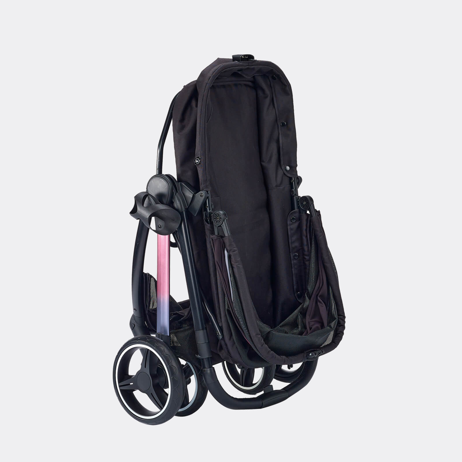 Retro Luxe Pet Stroller, Medium 4-Wheel Luxury Dog-Cat Stroller