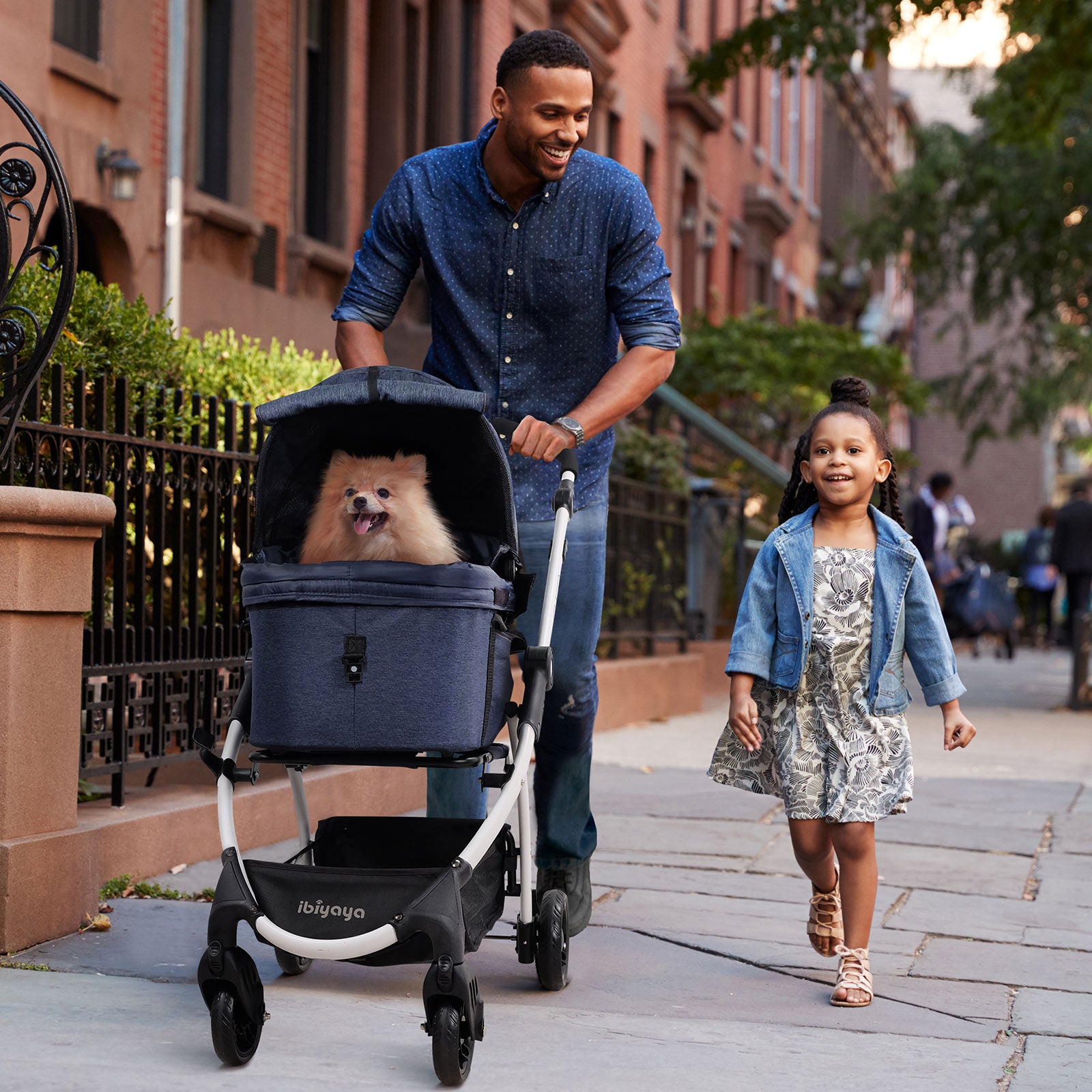 (Open-box item) New CLEO Travel System Pet Stroller Best Medium-Sized Dog, Cat, & Rabbit Stroller