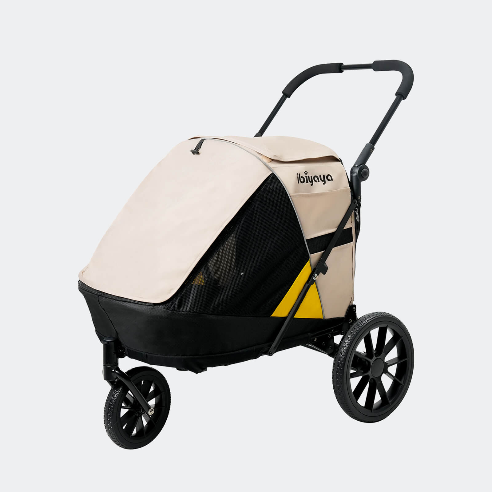 Minika 3-in-1 Pet Stroller System Foldable Dog Bicycle Trailer & Soft Crate Kennel 