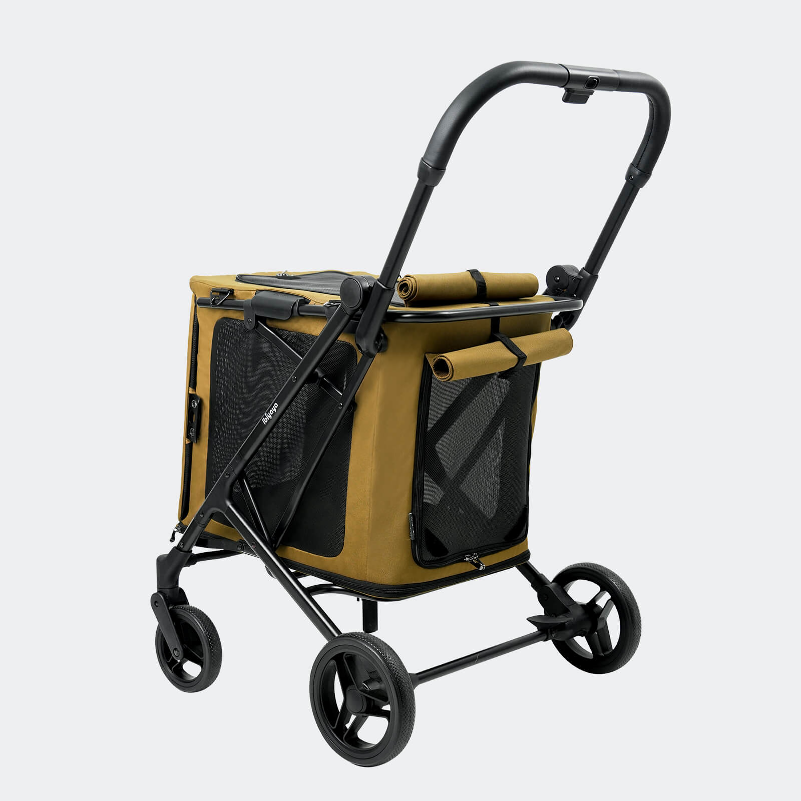 BigBuddy Pet Stroller and Soft Crate Combo, 2-in-1 Pet Wagon