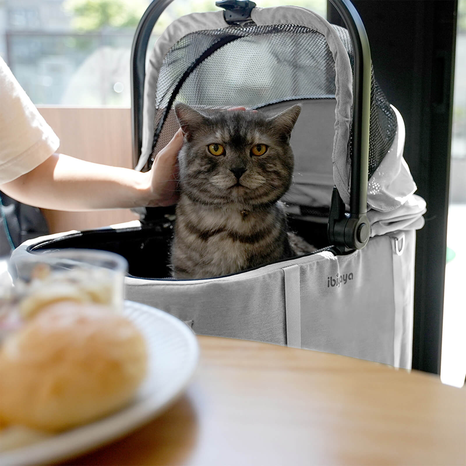 Tinker Small Detachable Pet Stroller – Compact Buggy for Cats & Small Dogs