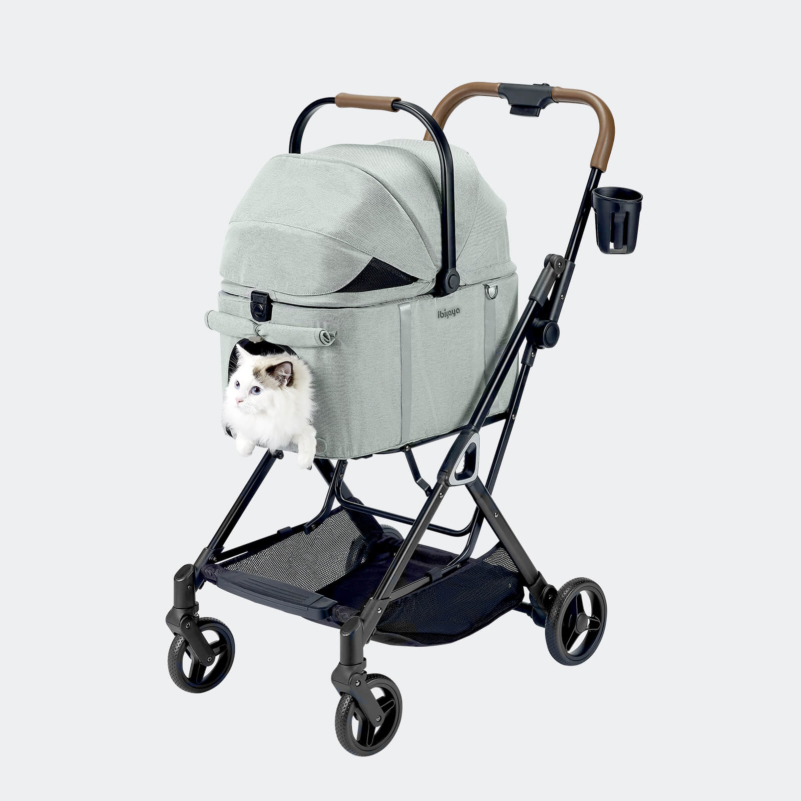 Tinker Small Detachable Pet Stroller – Compact Buggy for Cats & Small Dogs