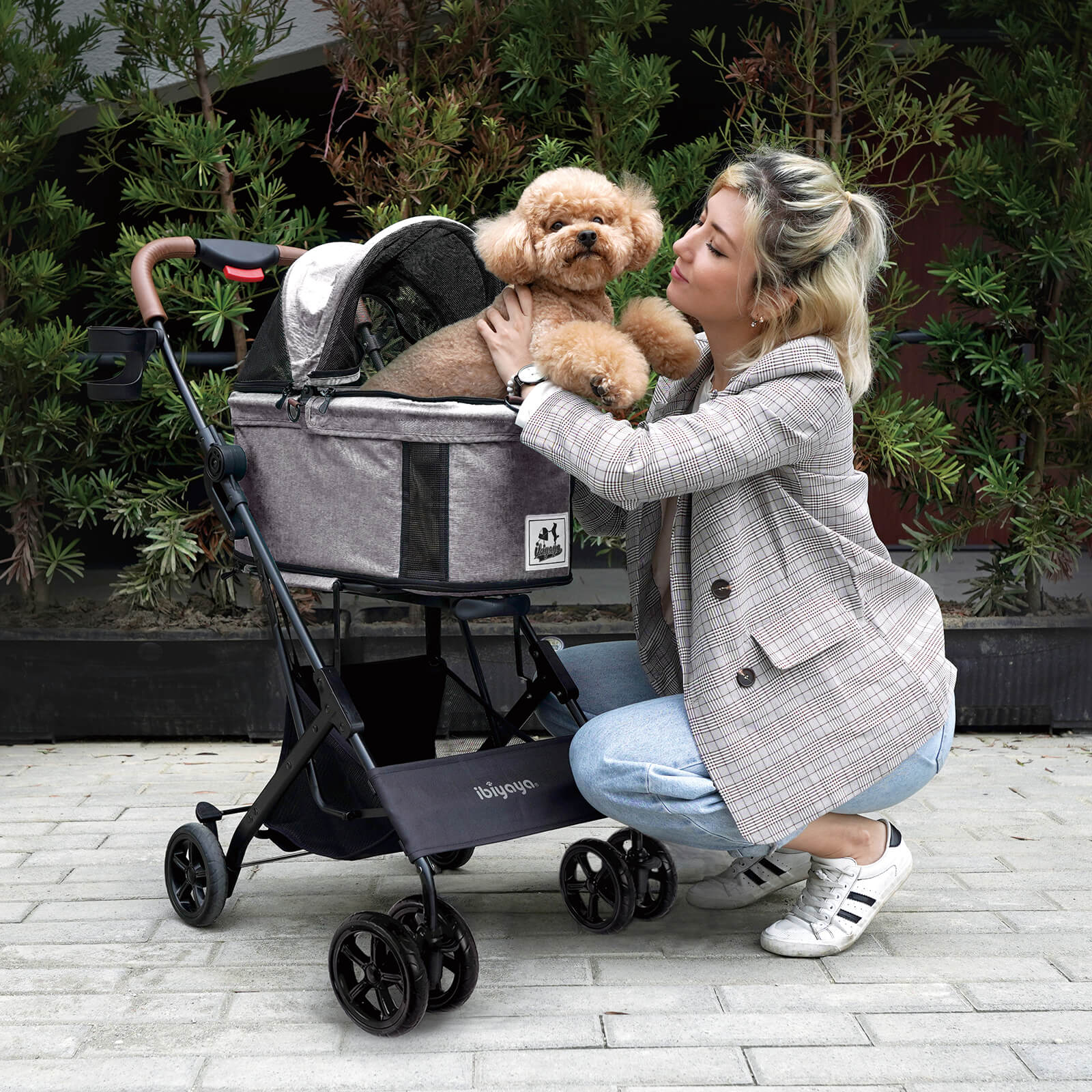 Travois 3 in 1 Pet Stroller with Detachable Carrier