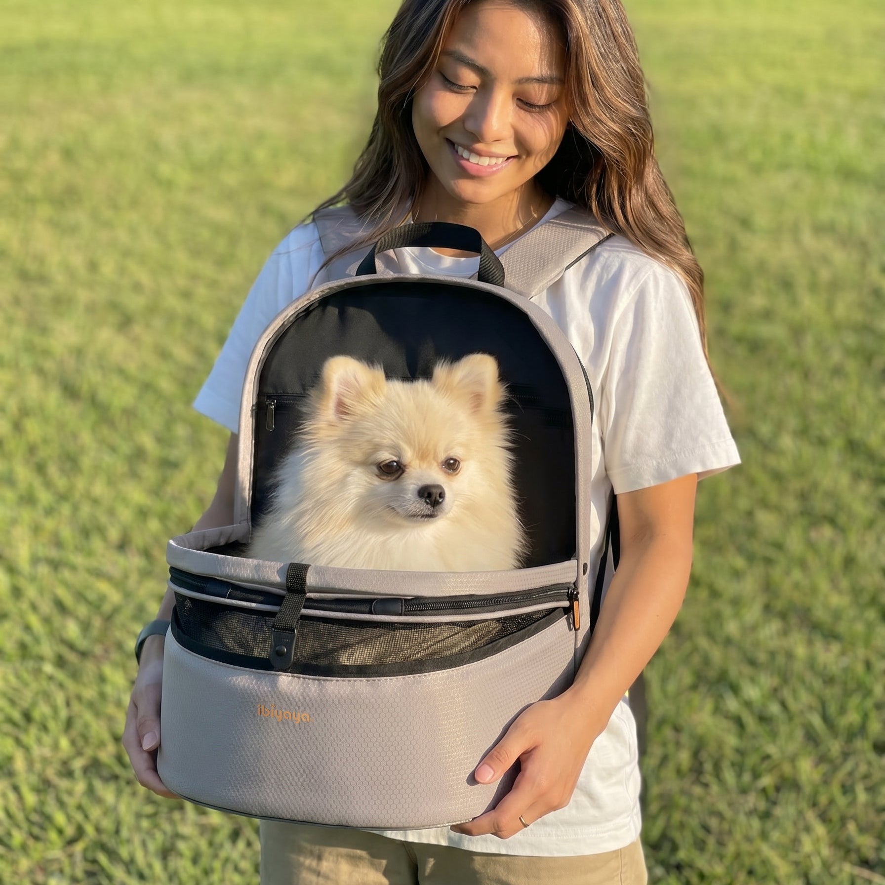 Panorama Zipper-Free Pet Carrier Backpack | ibiyaya